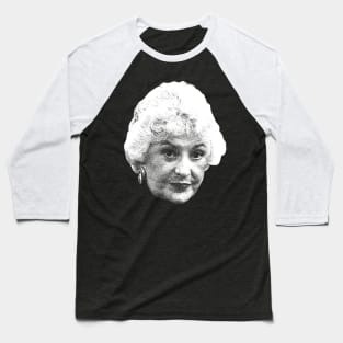 White Goleden Bea Arthur Vintage Baseball T-Shirt